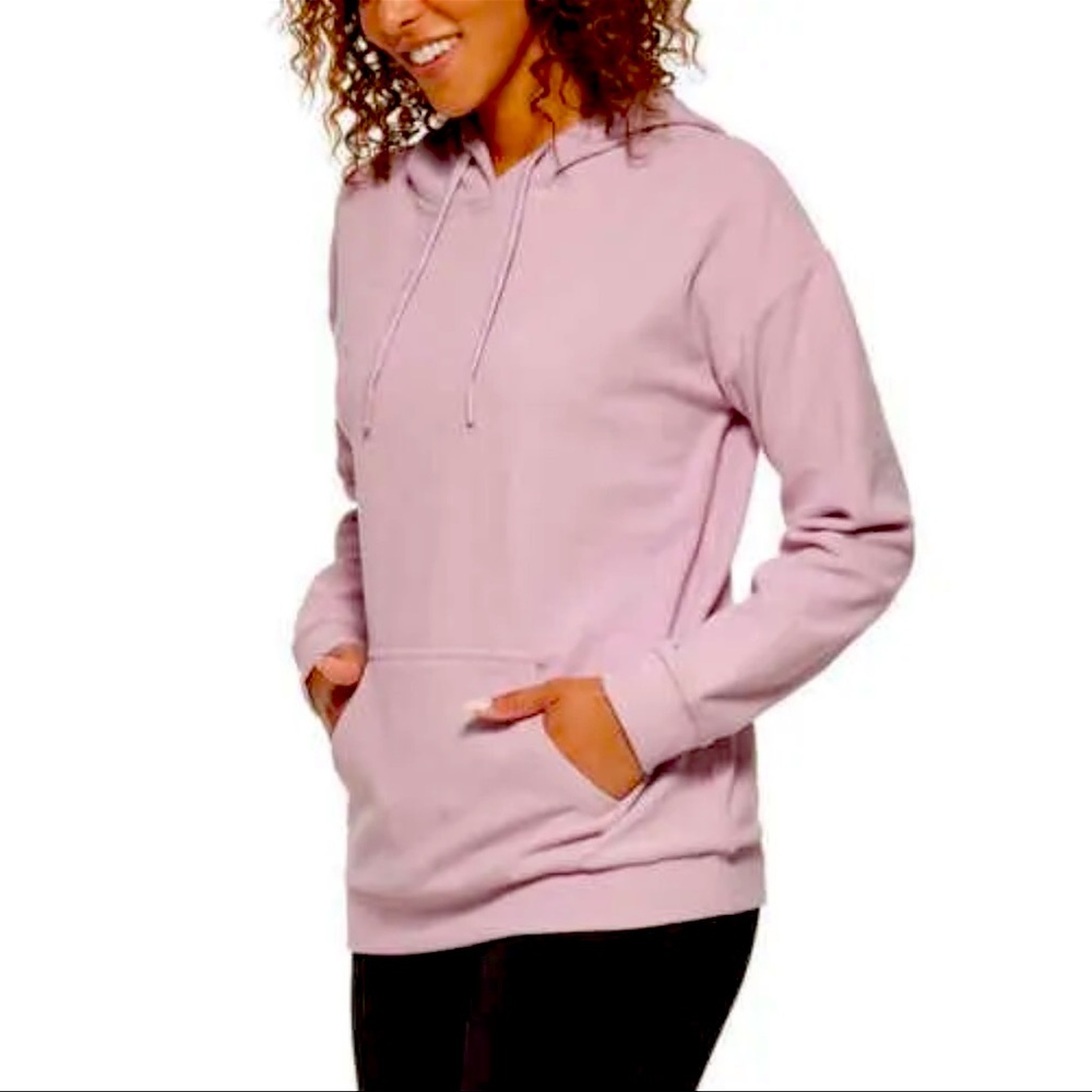 Marc New York 2XL Ladies Super Soft Cozy Hoodie, Color Mauve